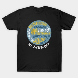 Microbiology Fields of Research T-Shirt